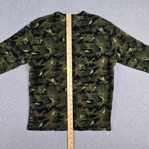 Polo Ralph Lauren Shirt Size Large Camo Thermal Long Sleeve Crewneck Pullover - Picture 13 of 15